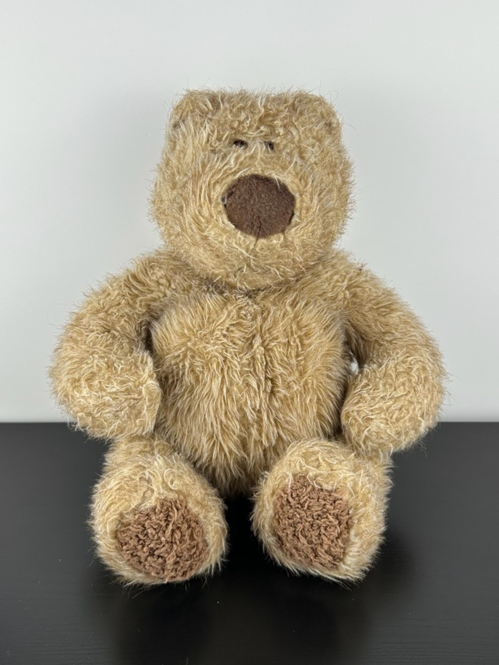 Gund Bearface Brown Tan Teddy Bear Face 14” #2480 Plush Stuffed Animal
